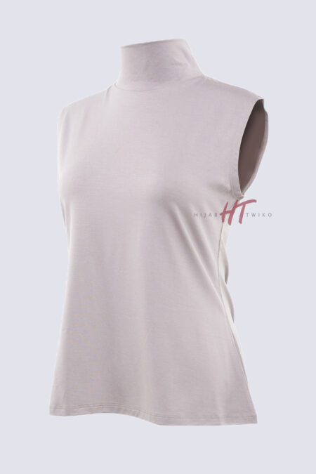 Sarah High Neck - Light Grey