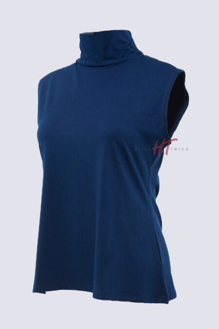 Sarah High Neck - Navy