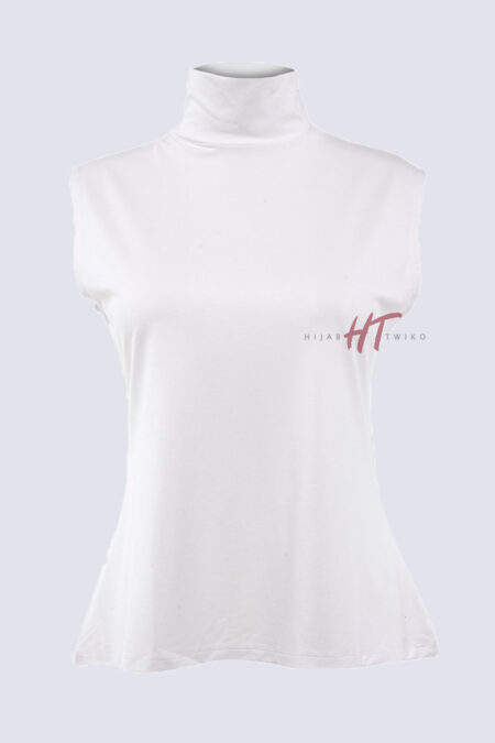 Sarah High Neck - White