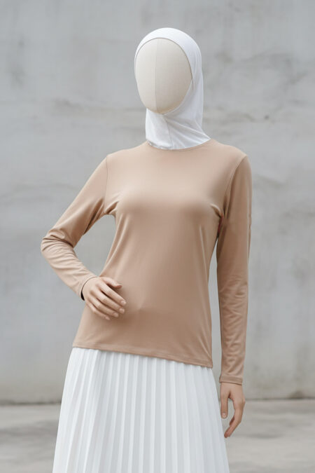 Round Neck Manset - Skin