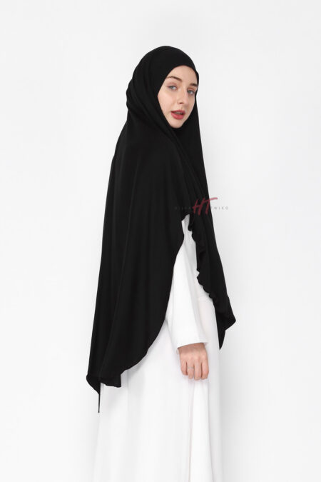 Fathimah Khimar Medium - Black