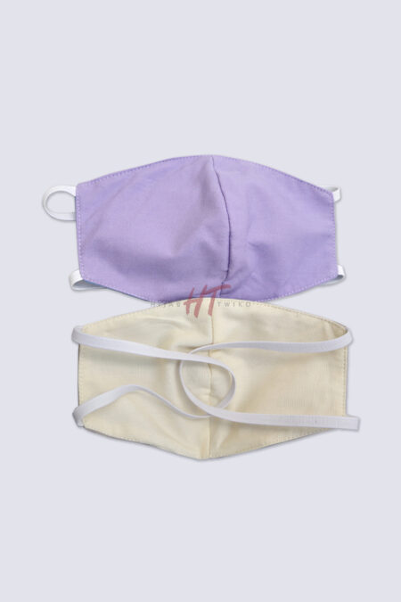2 Tone Mask - Light Purple Cream