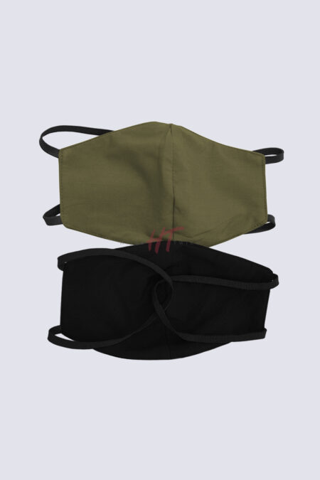 2 Tone Mask - Olive Black
