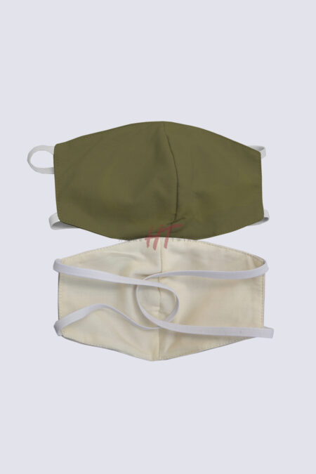 2 Tone Mask - Olive Cream