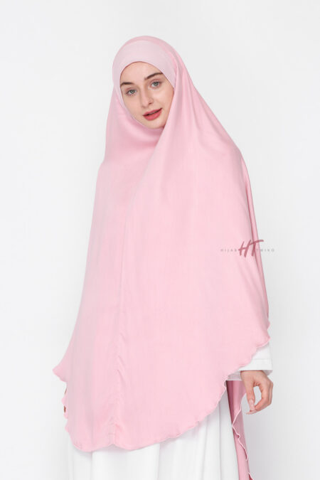 Fathimah Khimar - Soft Pink