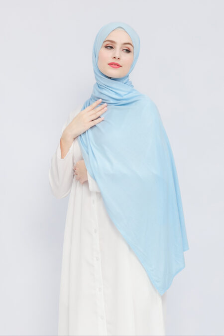 Pashmina Rayon Jersey - Pale Blue
